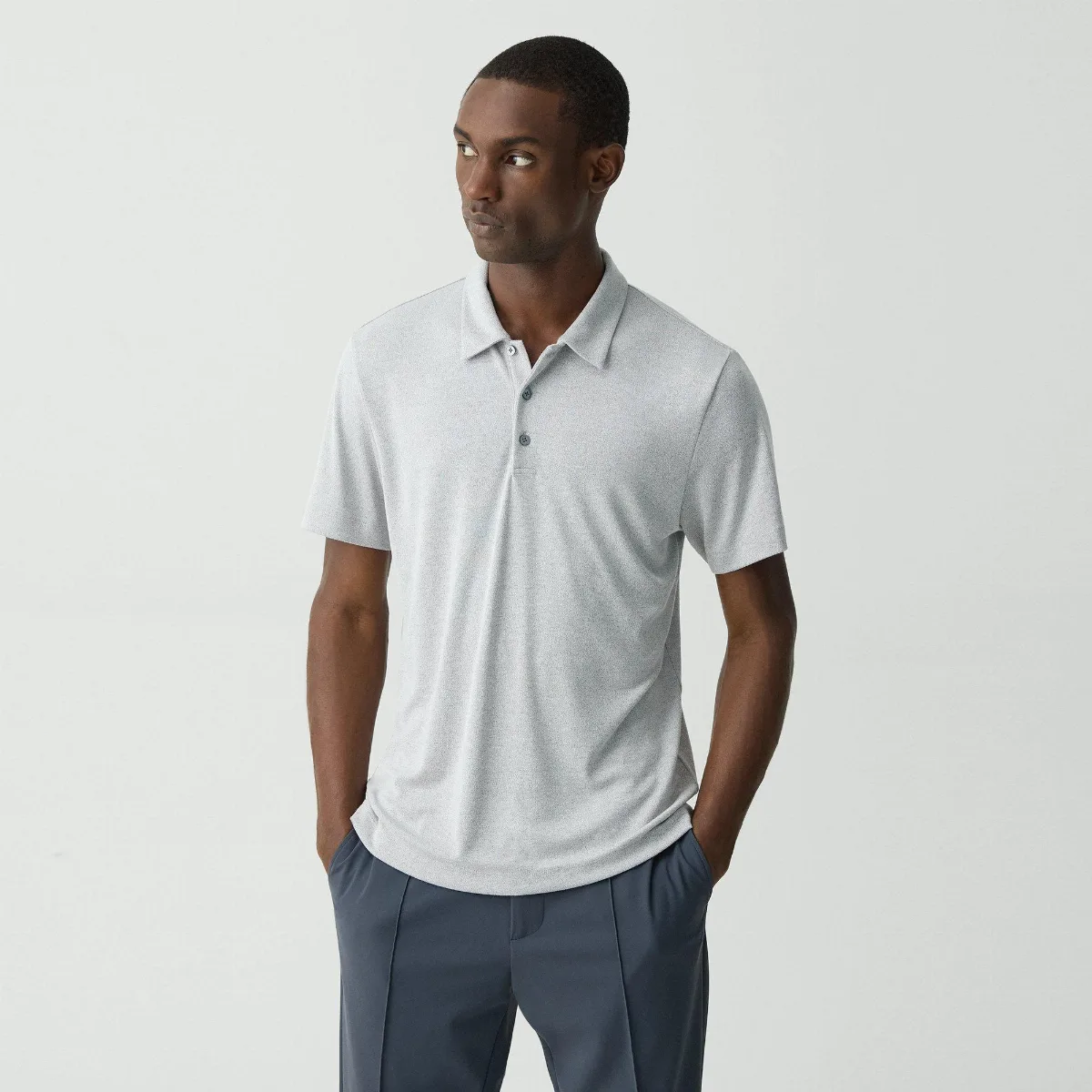 Bron Polo Shirt in Anemone Modal Jersey by Theory