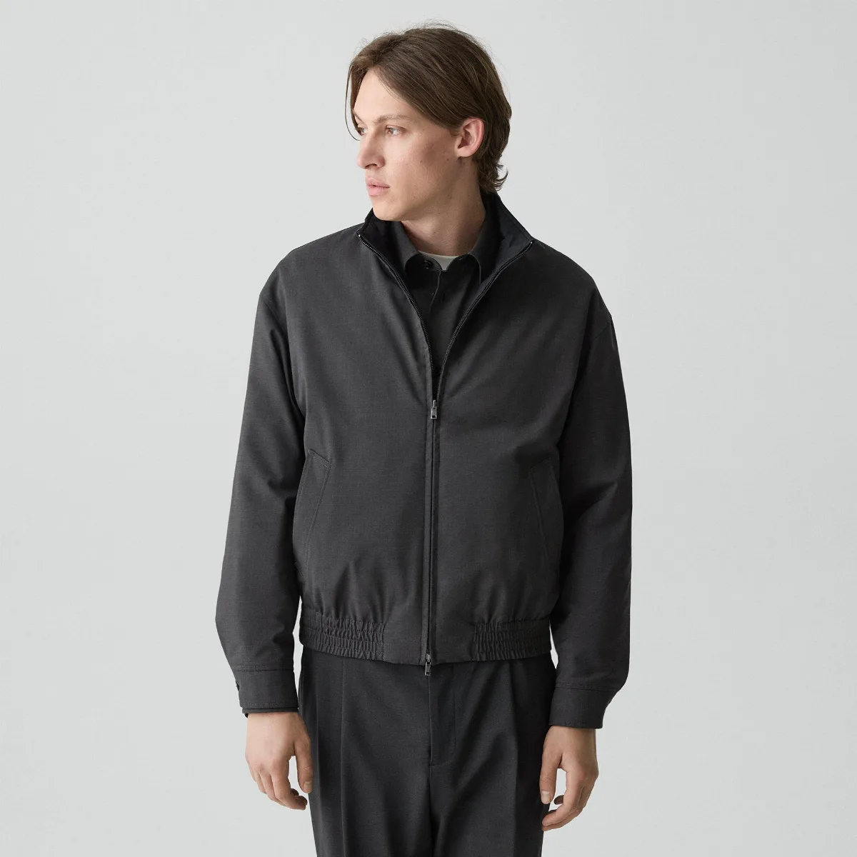 Reversible Jacket in Motion Wool