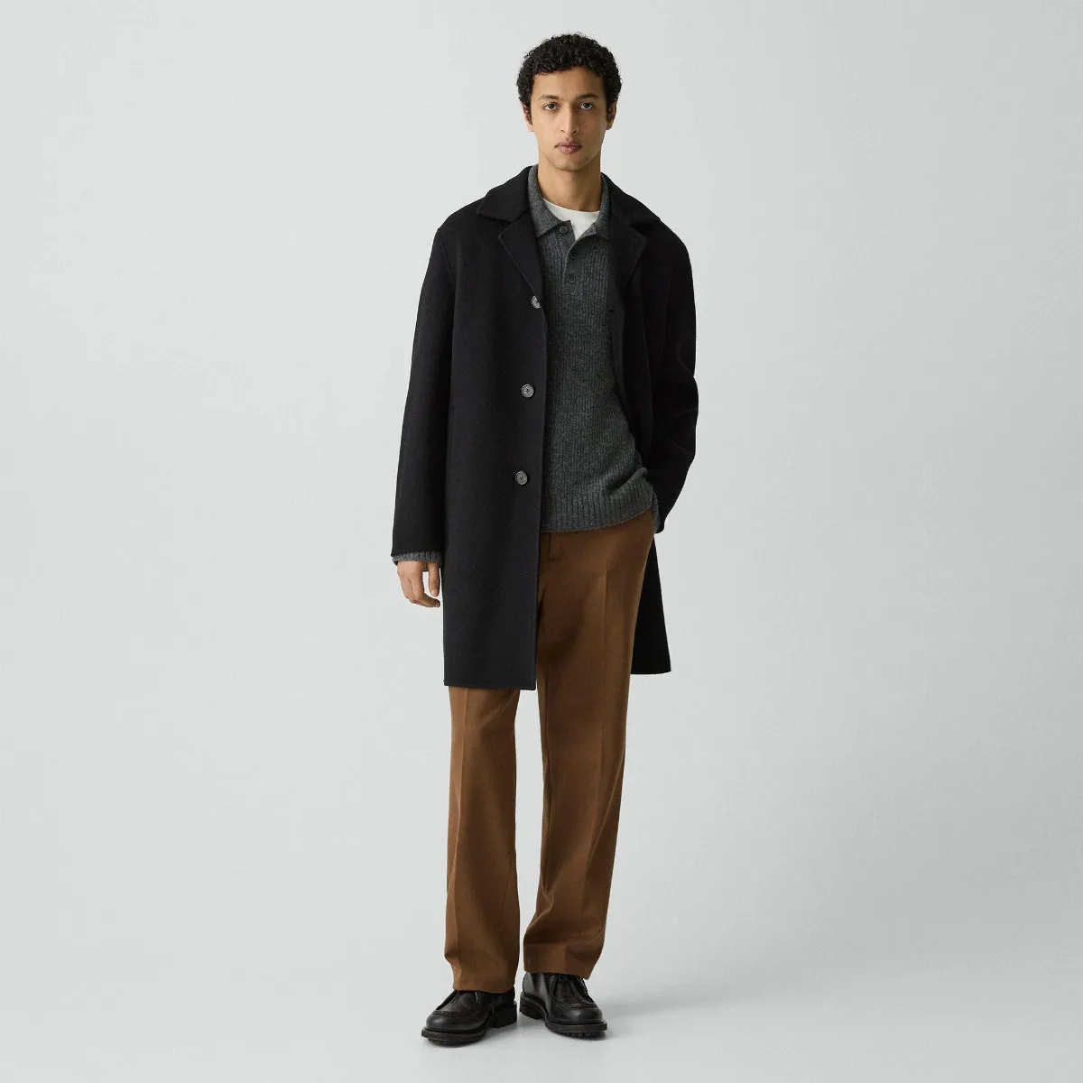 Standard Coat in Double-Face Wool-Cashmere