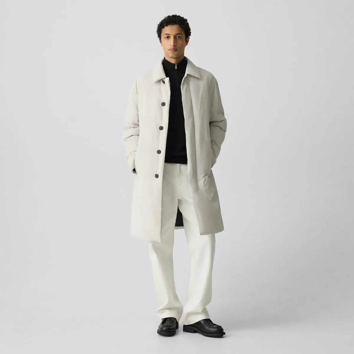 Car Coat in Motion Nylon by Theory