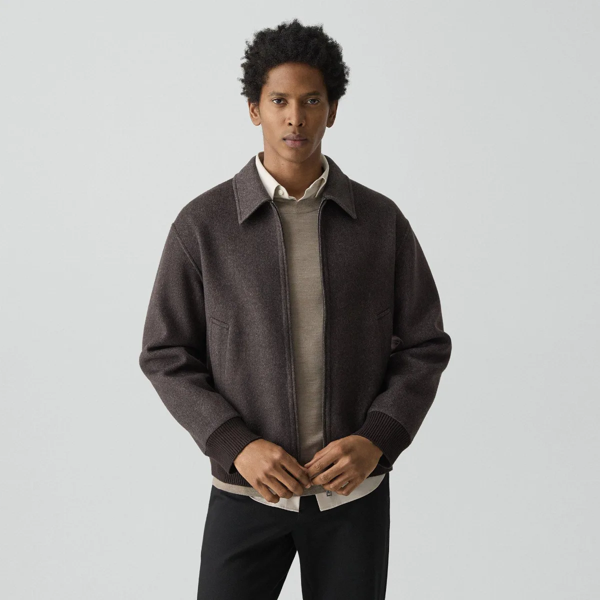 Bomber Jacket in Atelier Wool