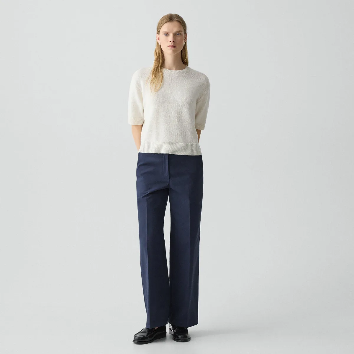 Classic Straight Pant in Brushed Chino by Theory