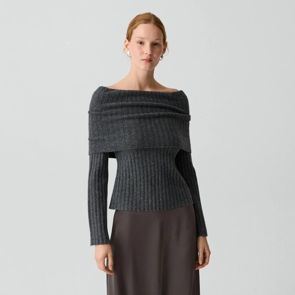 Bell Sleeve Sweater in Astor Wool by Theory