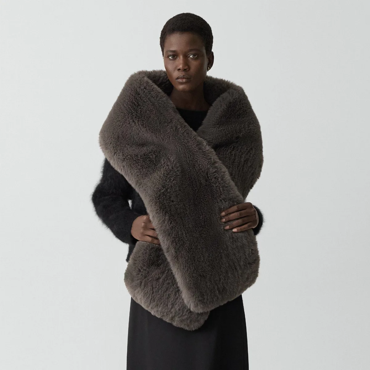 Stole in Faux Fur by Theory