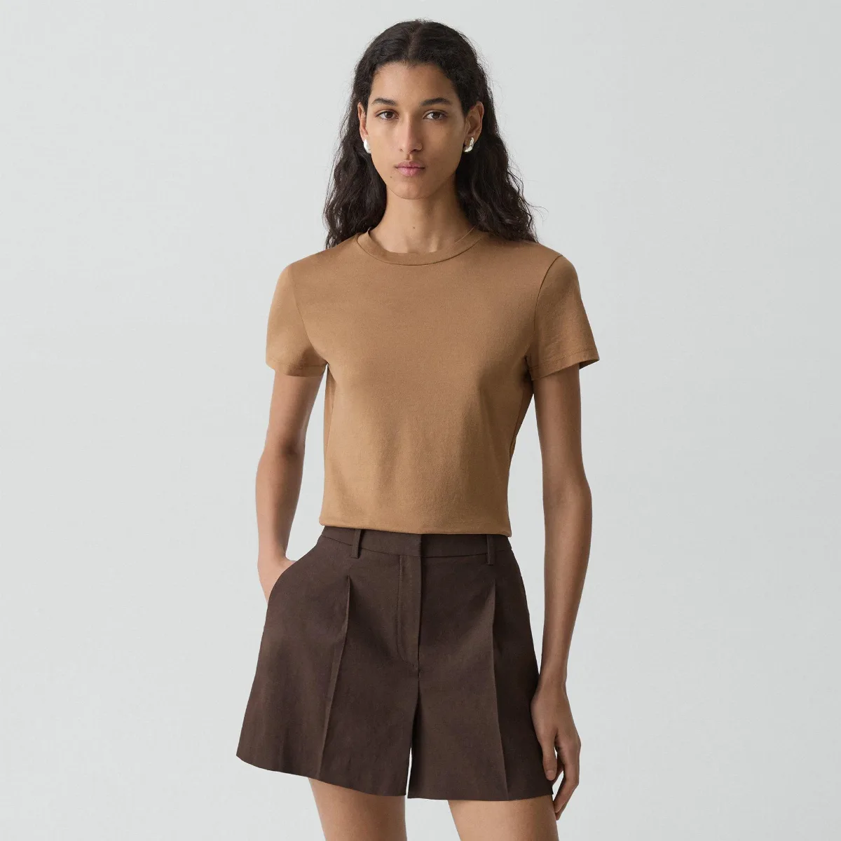 Tiny Tee in Organic Cotton by Theory
