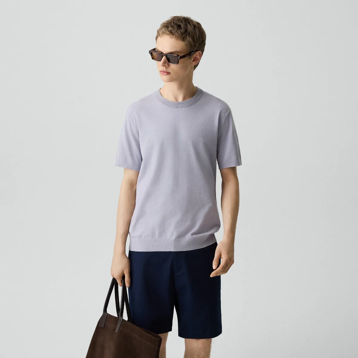 Soris Tee in Light Bilen by Theory