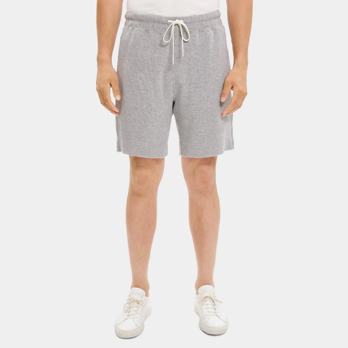 Drawstring Short in Terry Cotton by Theory