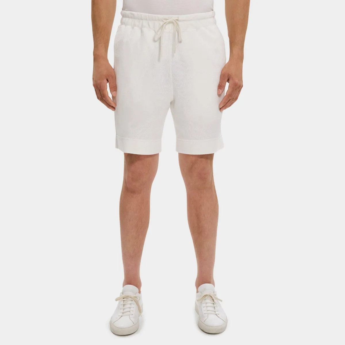 Drawstring Short in Terry Cotton