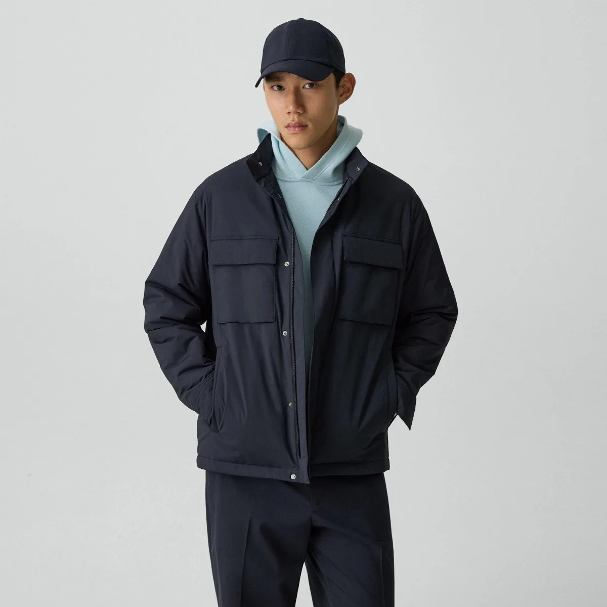 Field Jacket in Motion Nylon by Theory