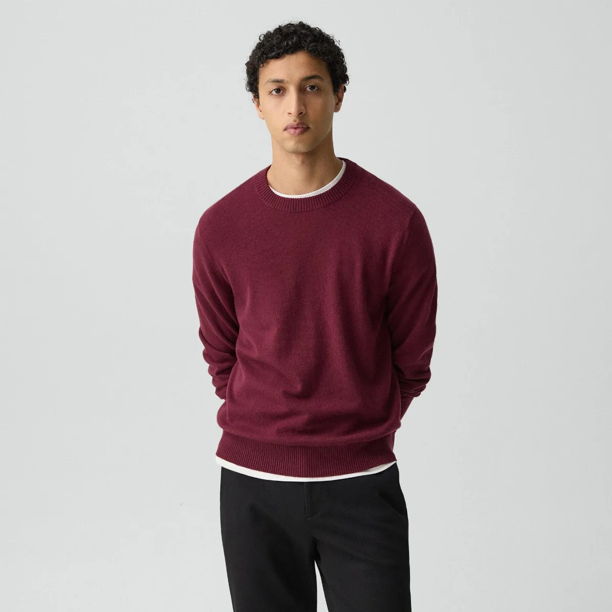 Hilles Crewneck Sweater in Cashmere by Theory