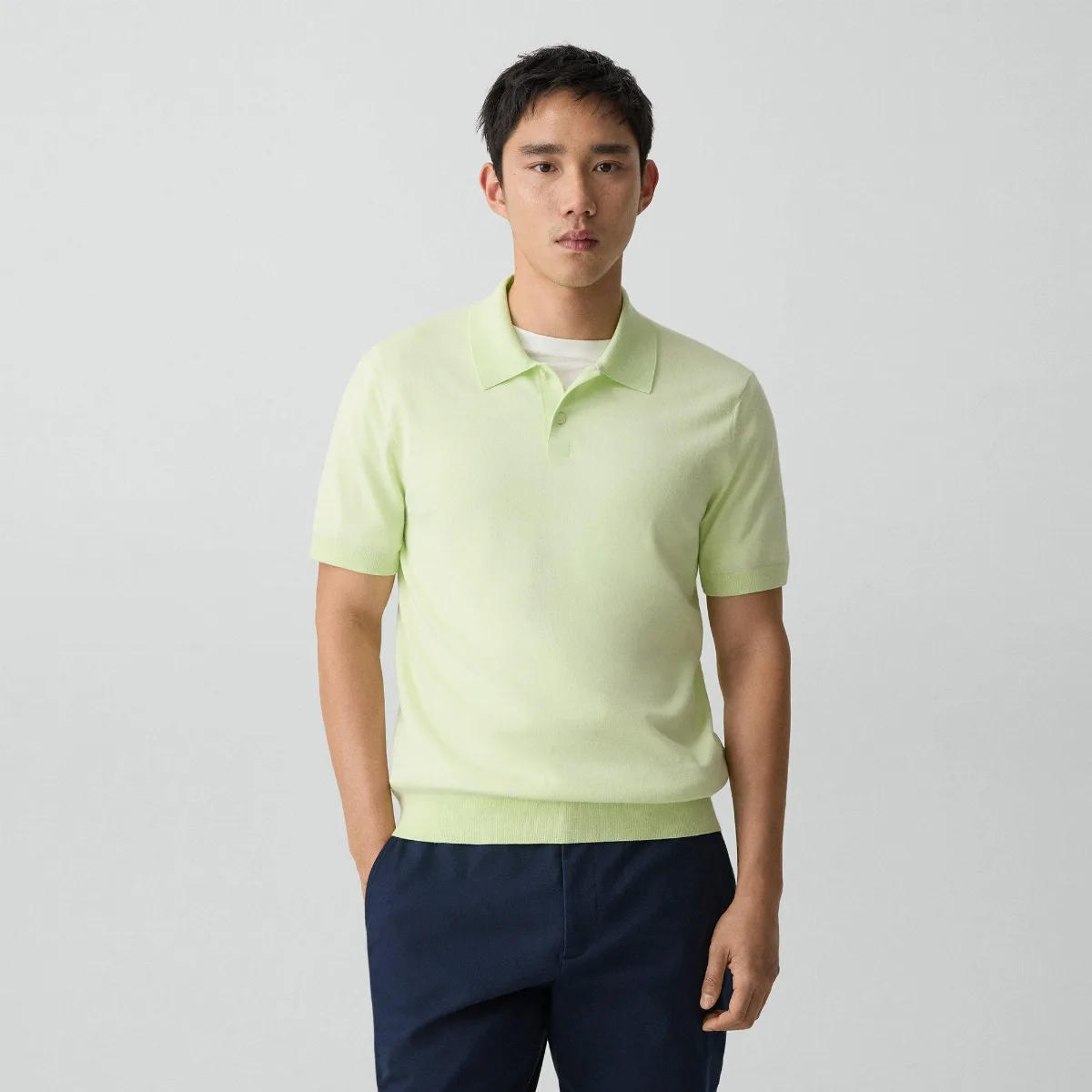 Soris Polo Shirt in Light Bilen by Theory