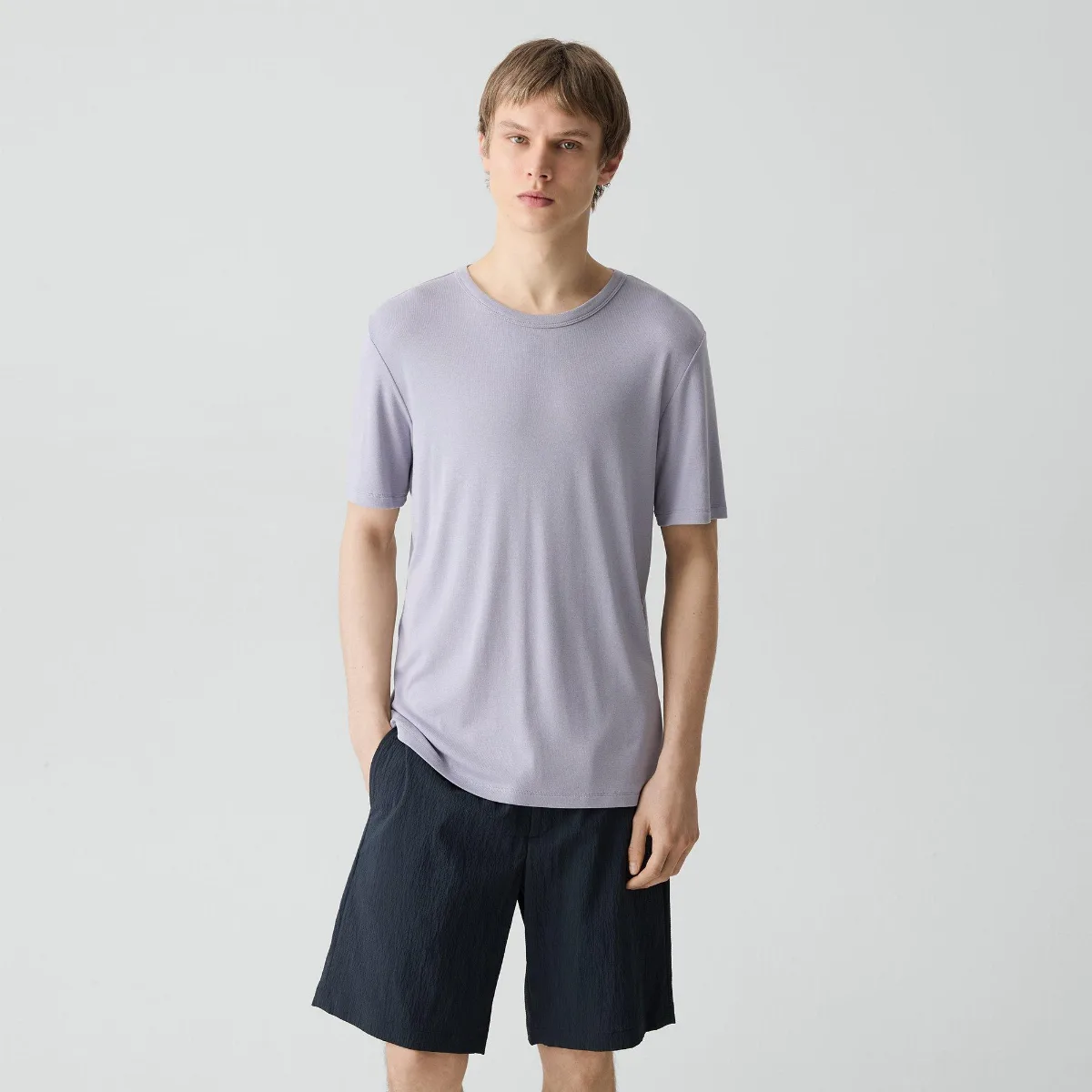 Essential Tee in Anemone Modal Jersey by Theory