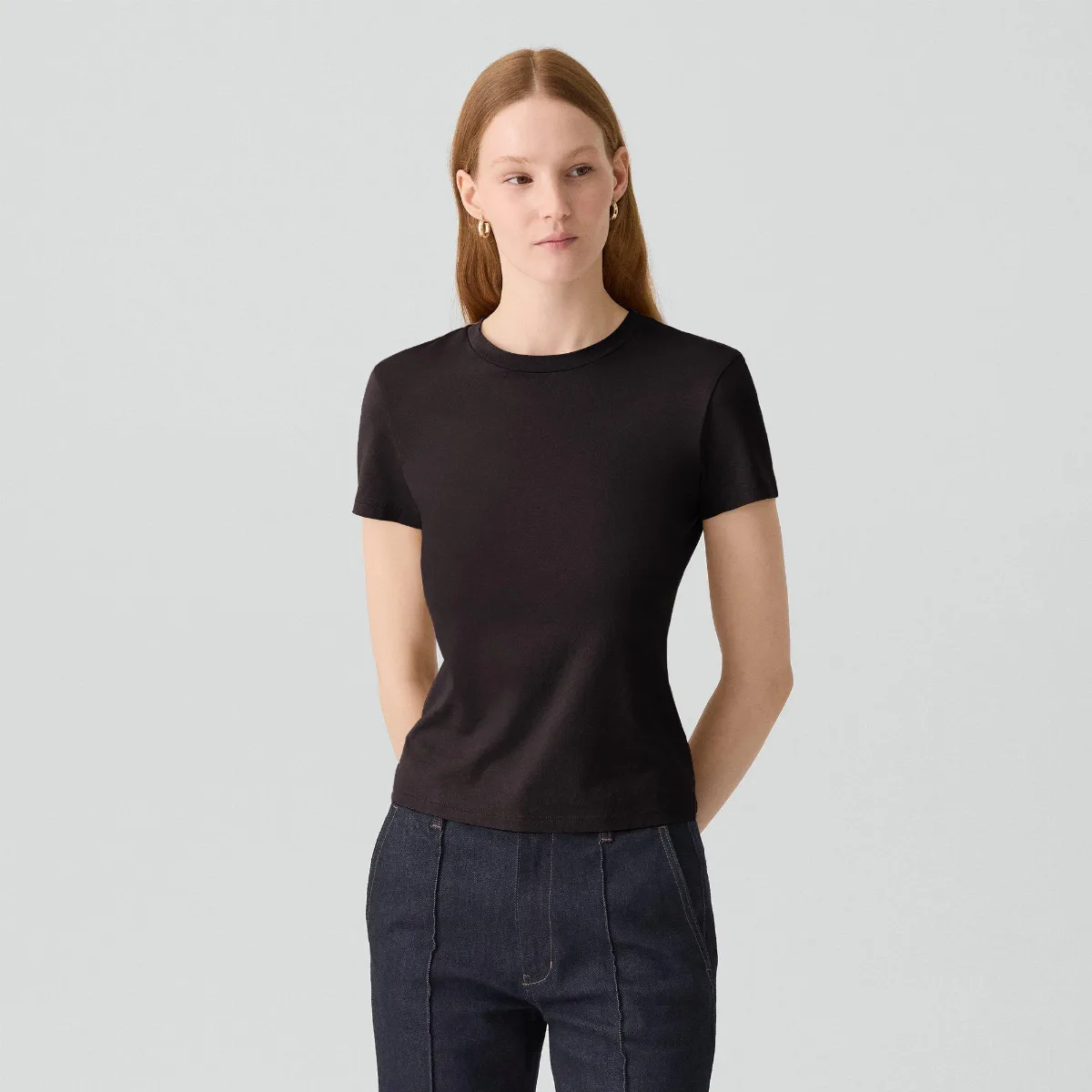 Tiny Tee in Organic Cotton by Theory