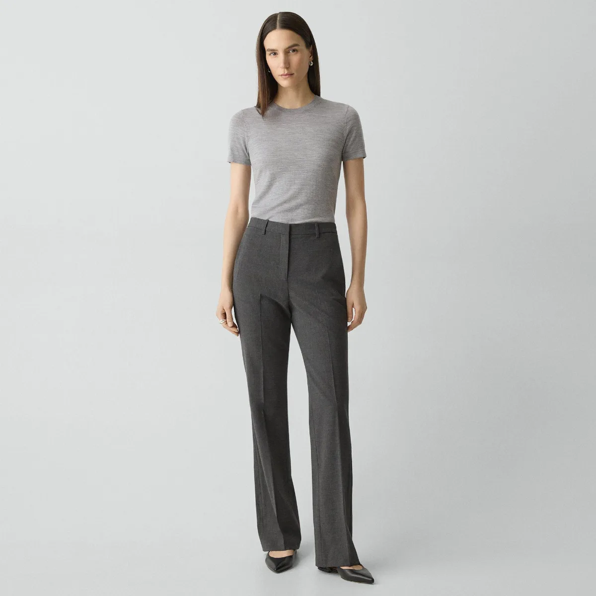 Flared Pant, 34 in Good Wool