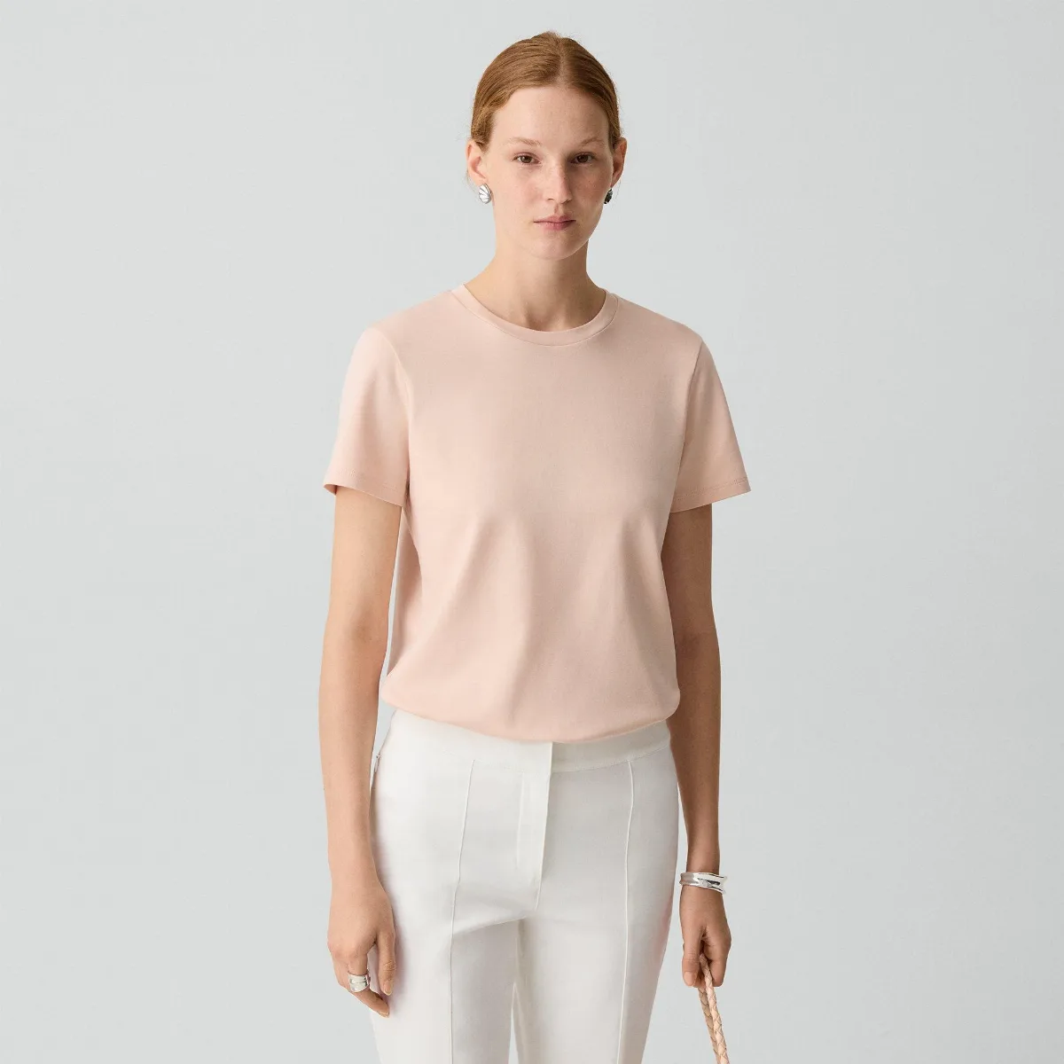Easy Tee in Cotton by Theory
