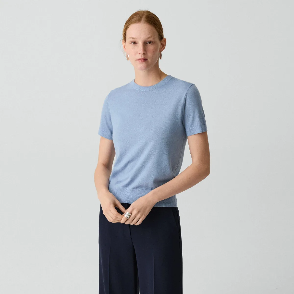 Sweater Tee in Regal Wool by Theory