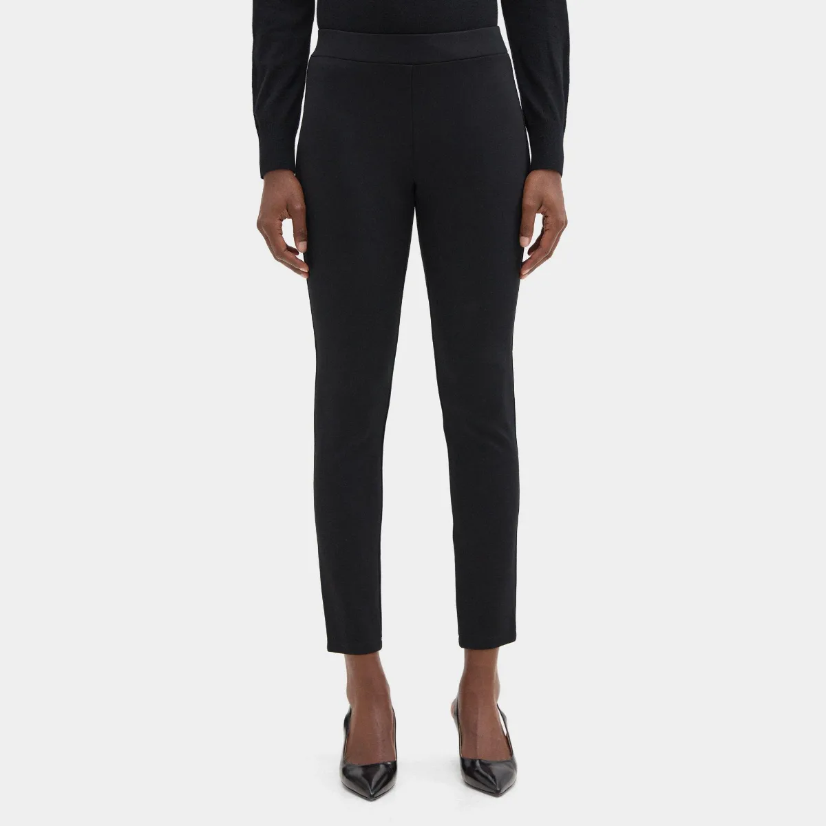 Legging in Stretch Knit Ponte by Theory