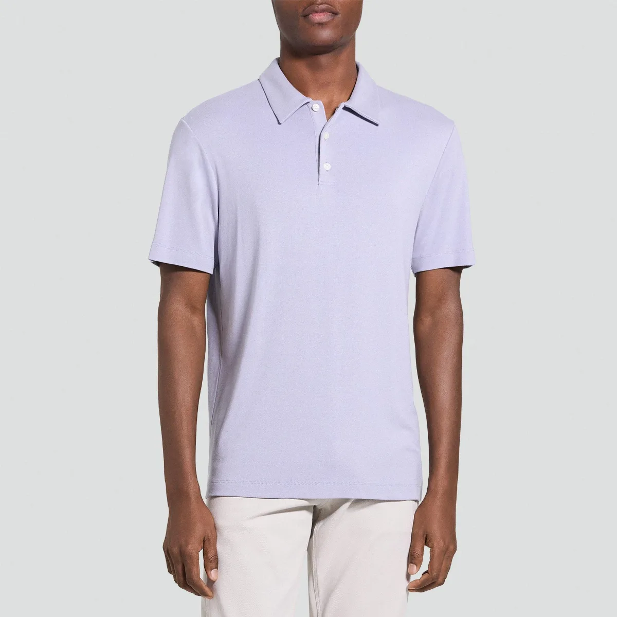 Bron Polo Shirt in Anemone Modal Jersey by Theory