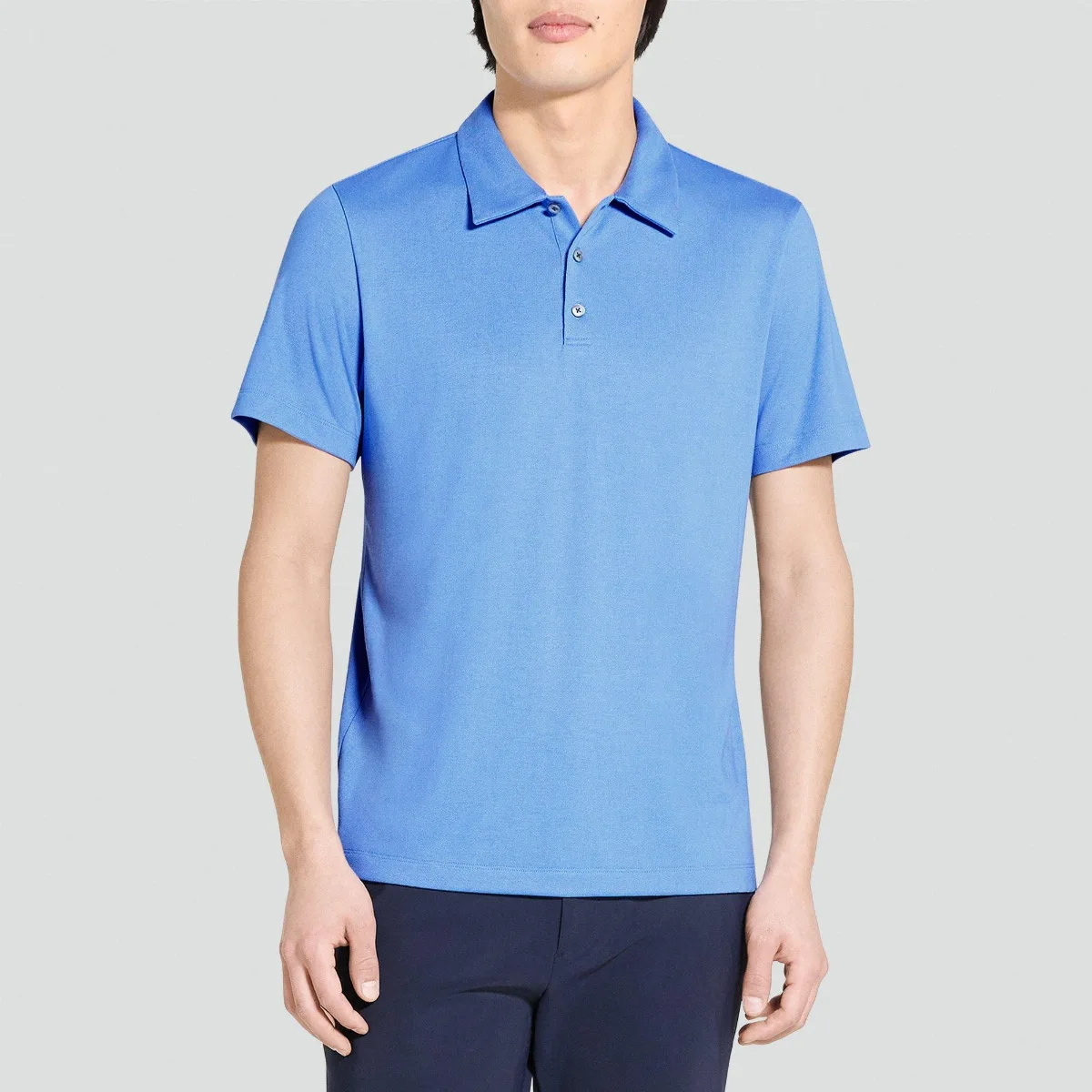 Bron Polo Shirt in Anemone Modal Jersey by Theory