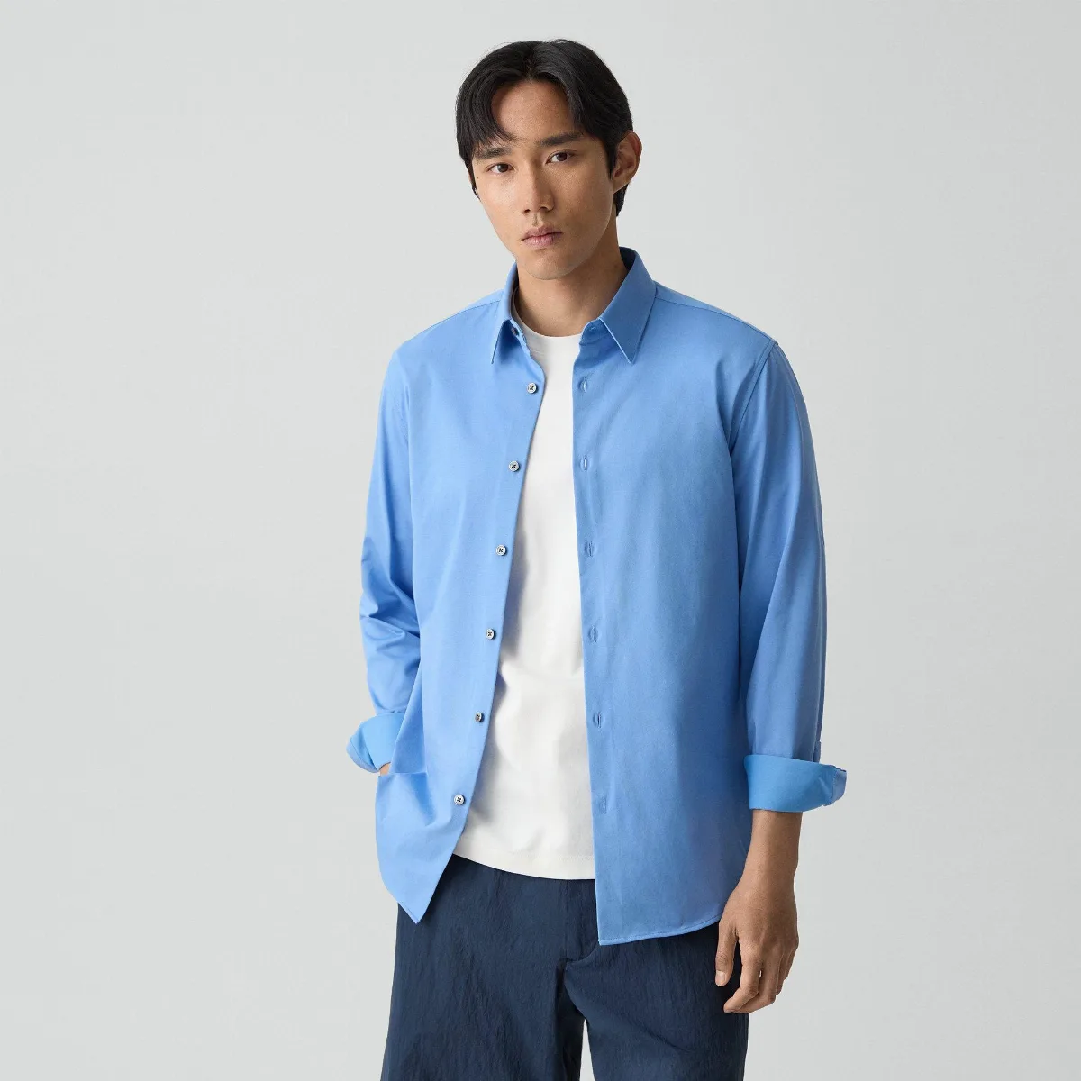 Sylvain Shirt in Structure Knit