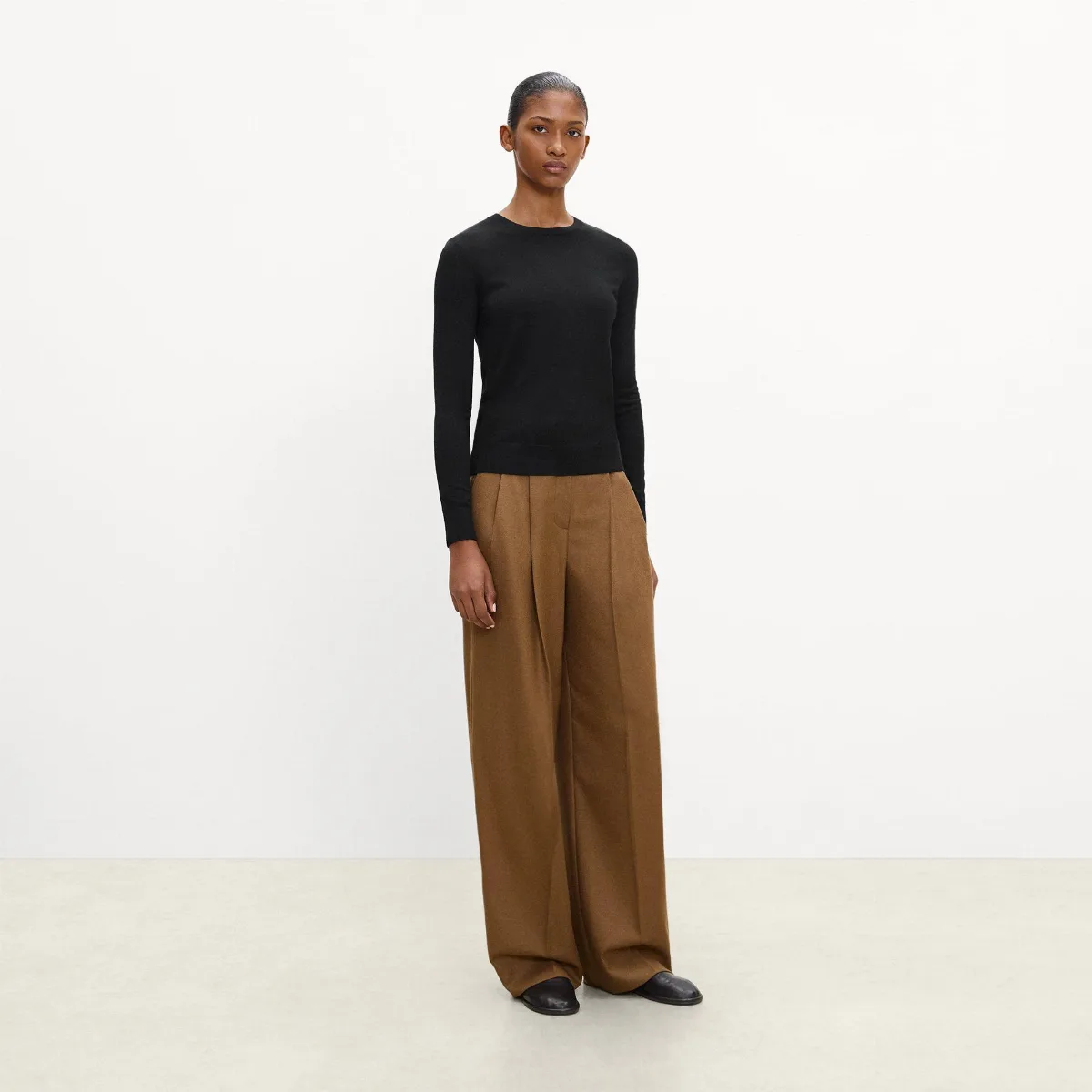 Crewneck Sweater in Regal Wool by Theory
