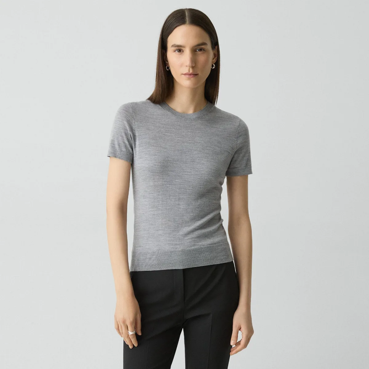 Sweater Tee in Regal Wool by Theory