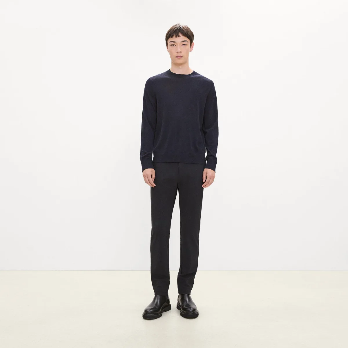 Crewneck Sweater in Regal Wool by Theory