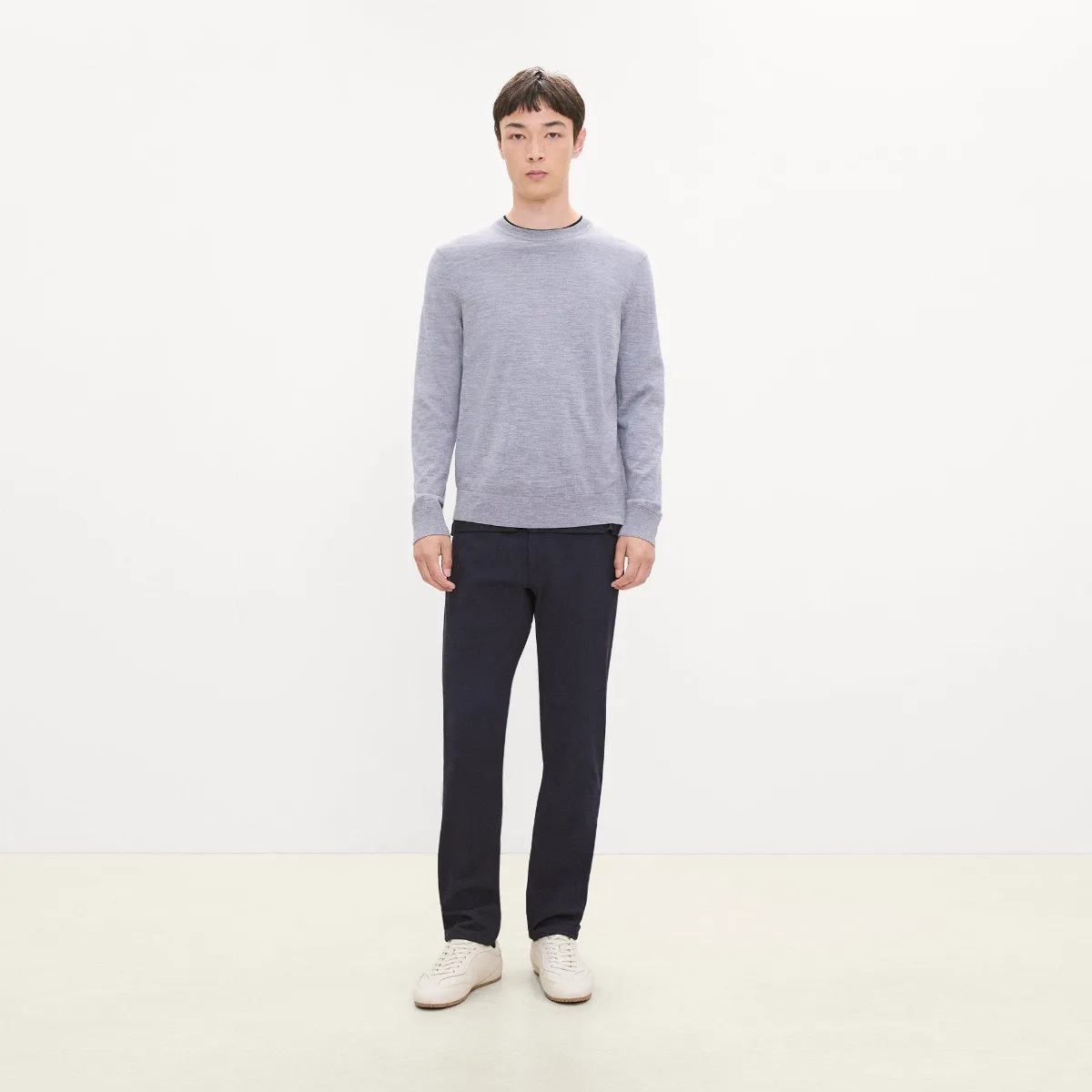 Crewneck Sweater in Regal Wool by Theory