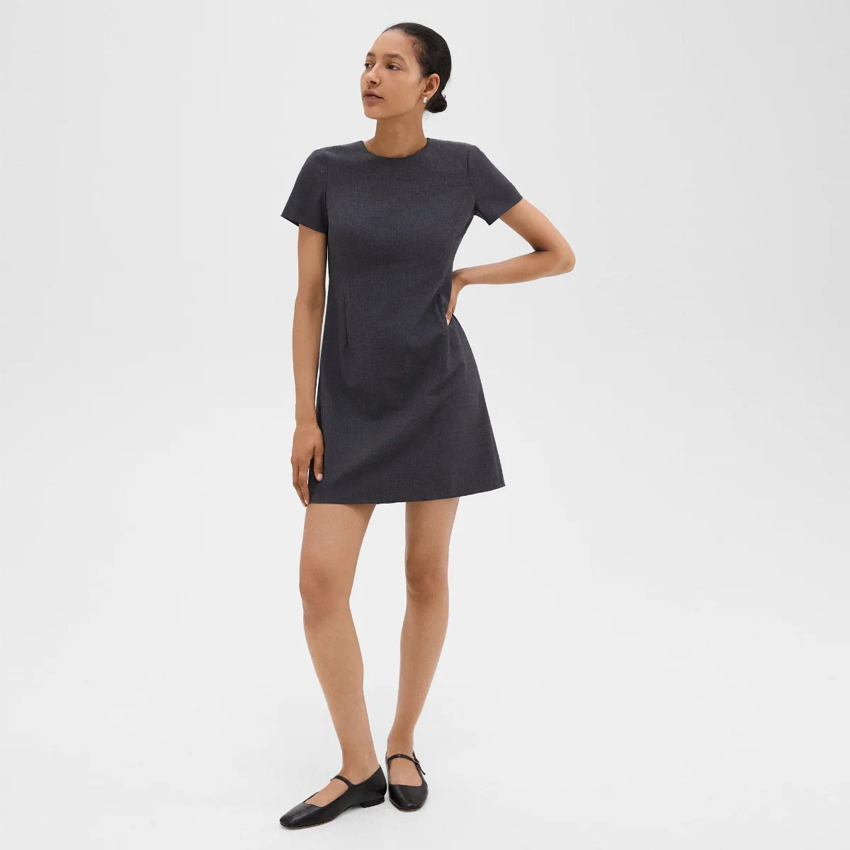 Sheath Dress in Good Wool by Theory