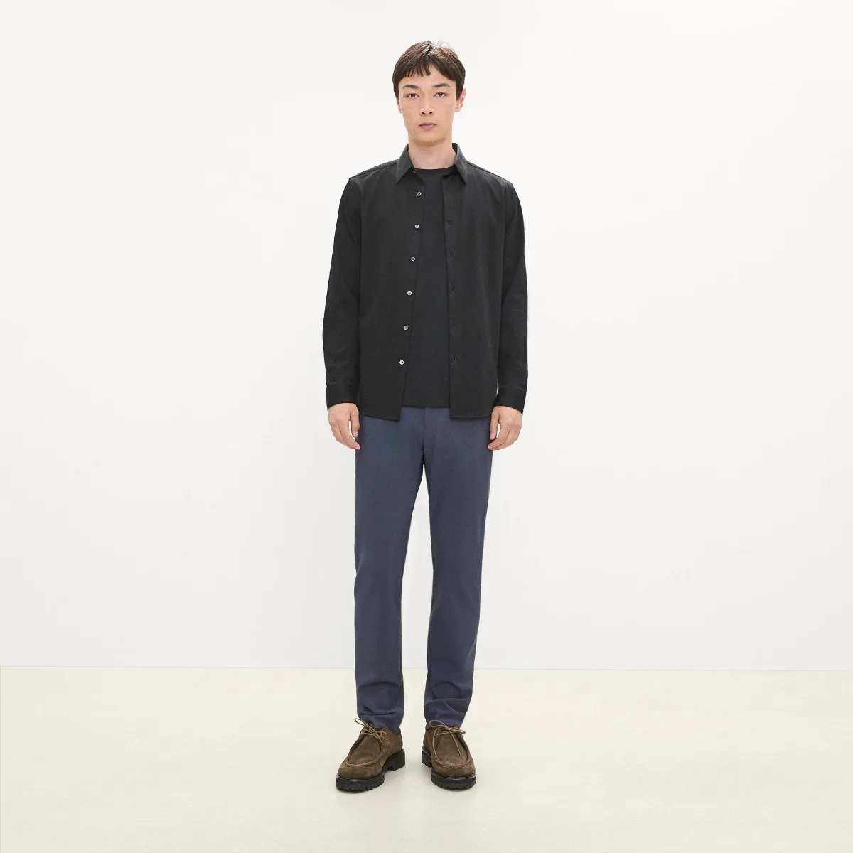 Sylvain Shirt in Structure Knit by Theory