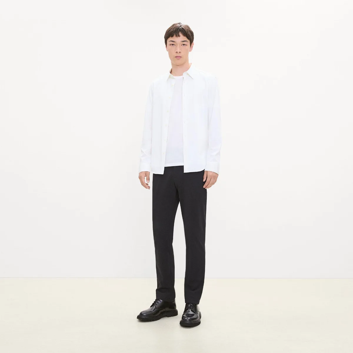 Sylvain Shirt in Structure Knit by Theory