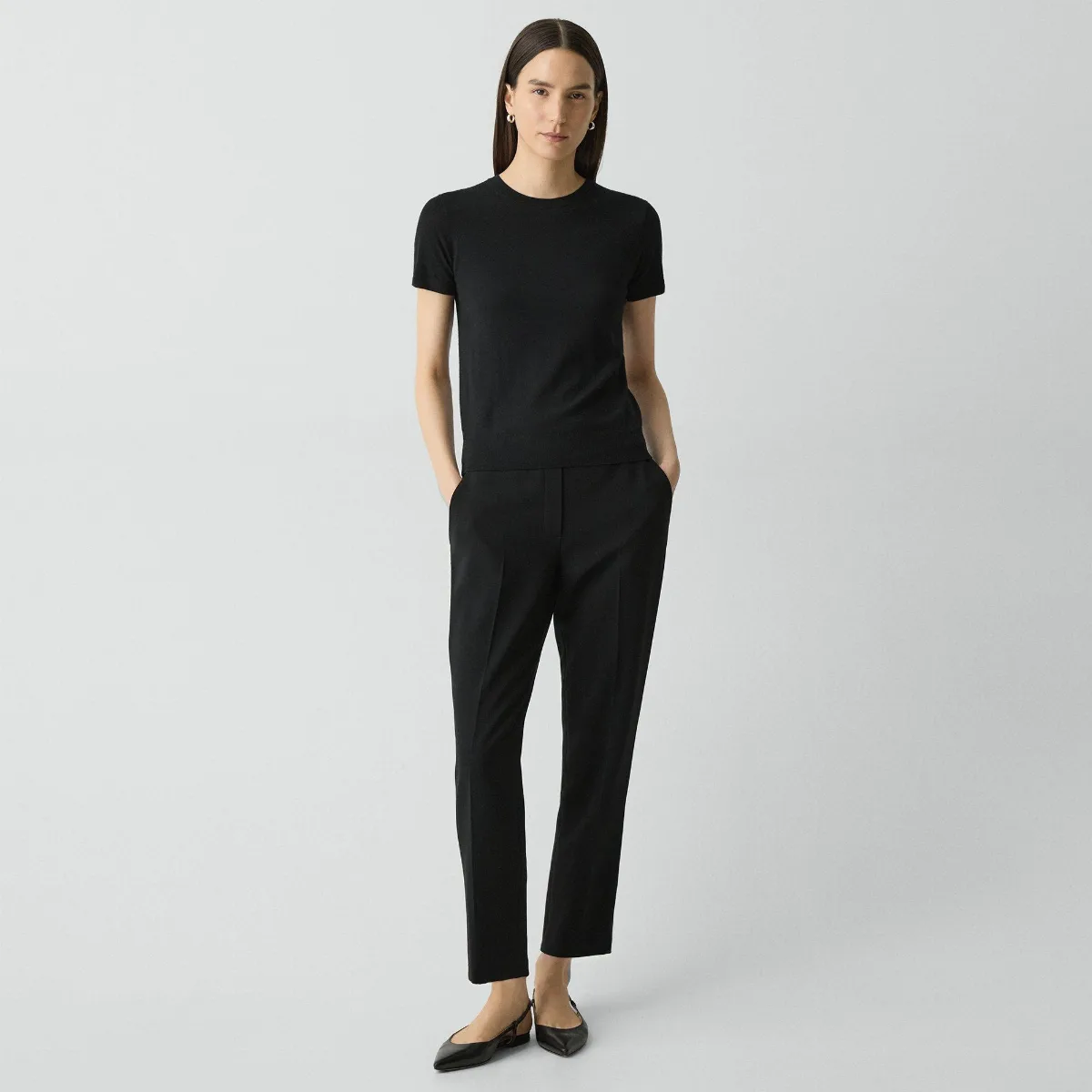 Treeca Pull-On Pant in Admiral Crepe