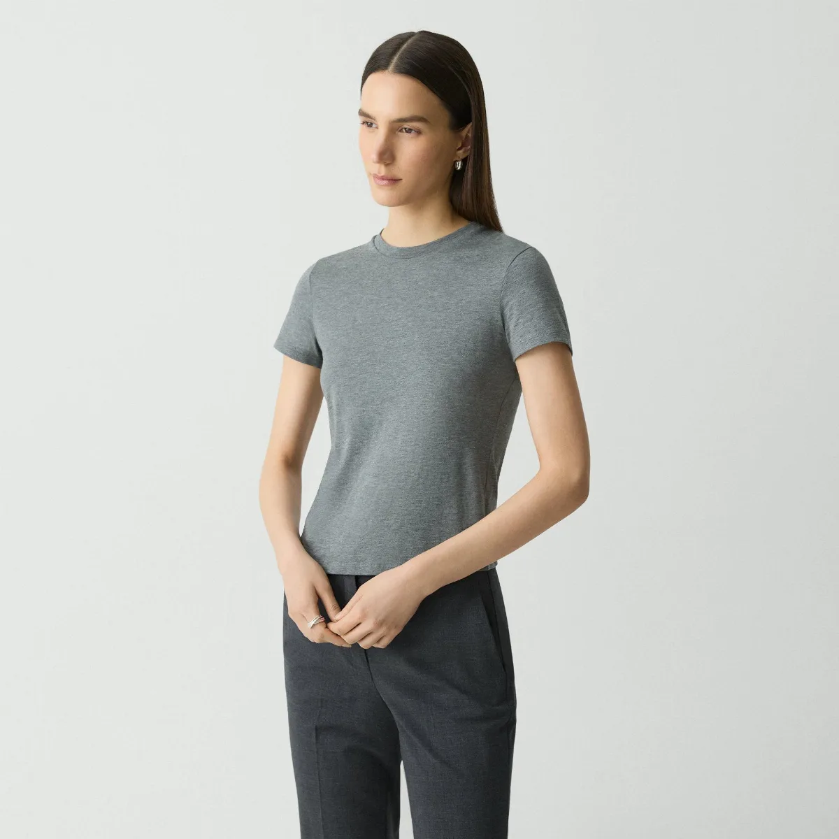 Tiny Tee in Organic Cotton by Theory