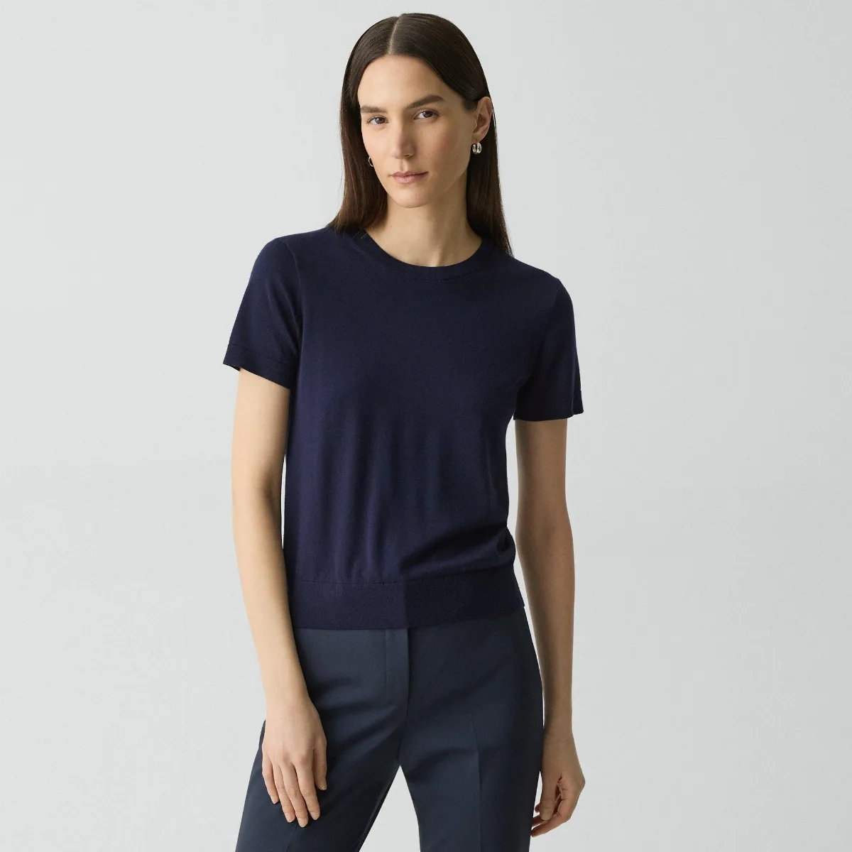 Sweater Tee in Regal Wool by Theory