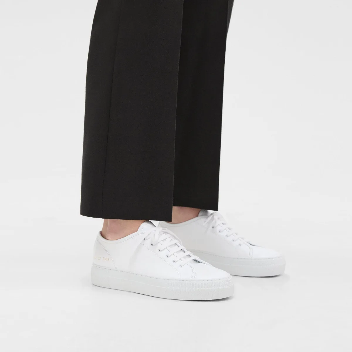 Common Projects Tournament Low-Top Super Platform Sneakers by Theory