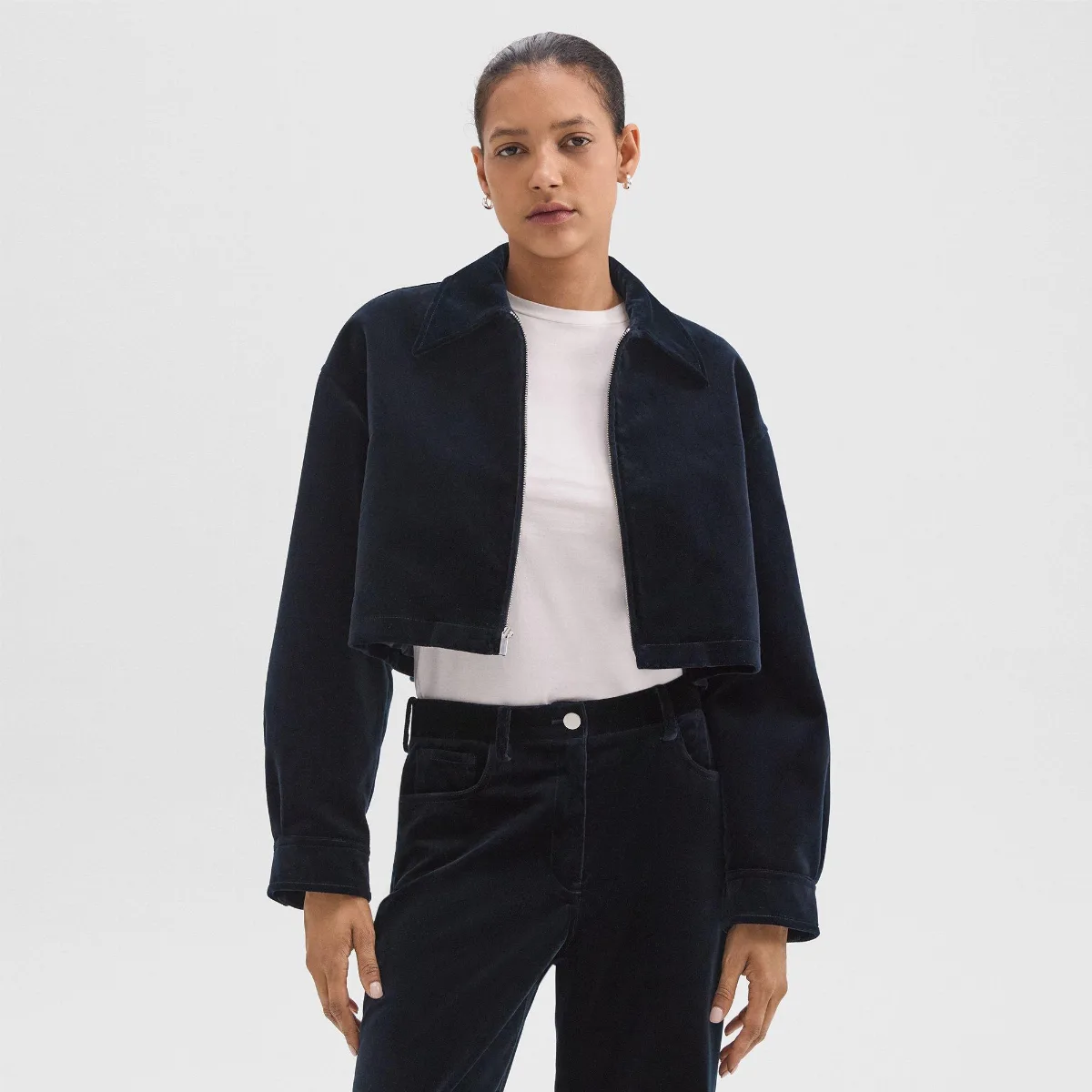 A-Line Jacket in Velvet by Theory
