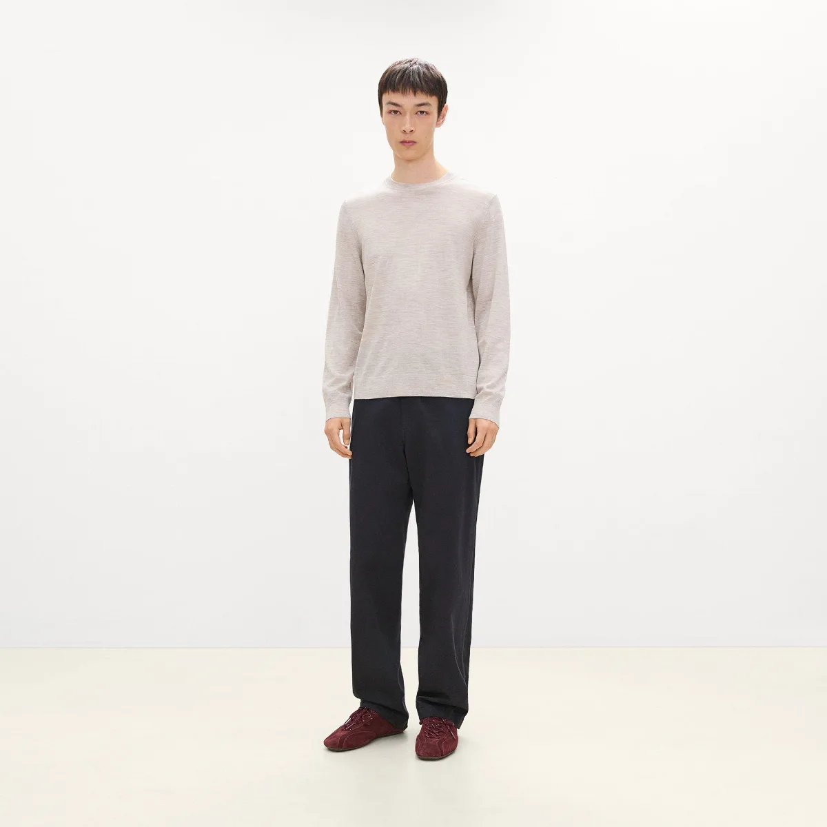 Crewneck Sweater in Regal Wool by Theory