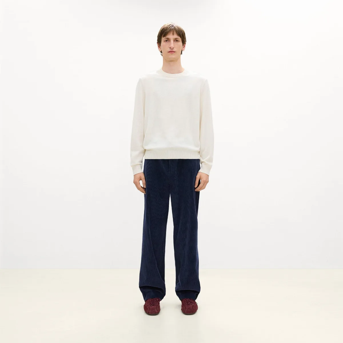 Hilles Crewneck Sweater in Cashmere by Theory