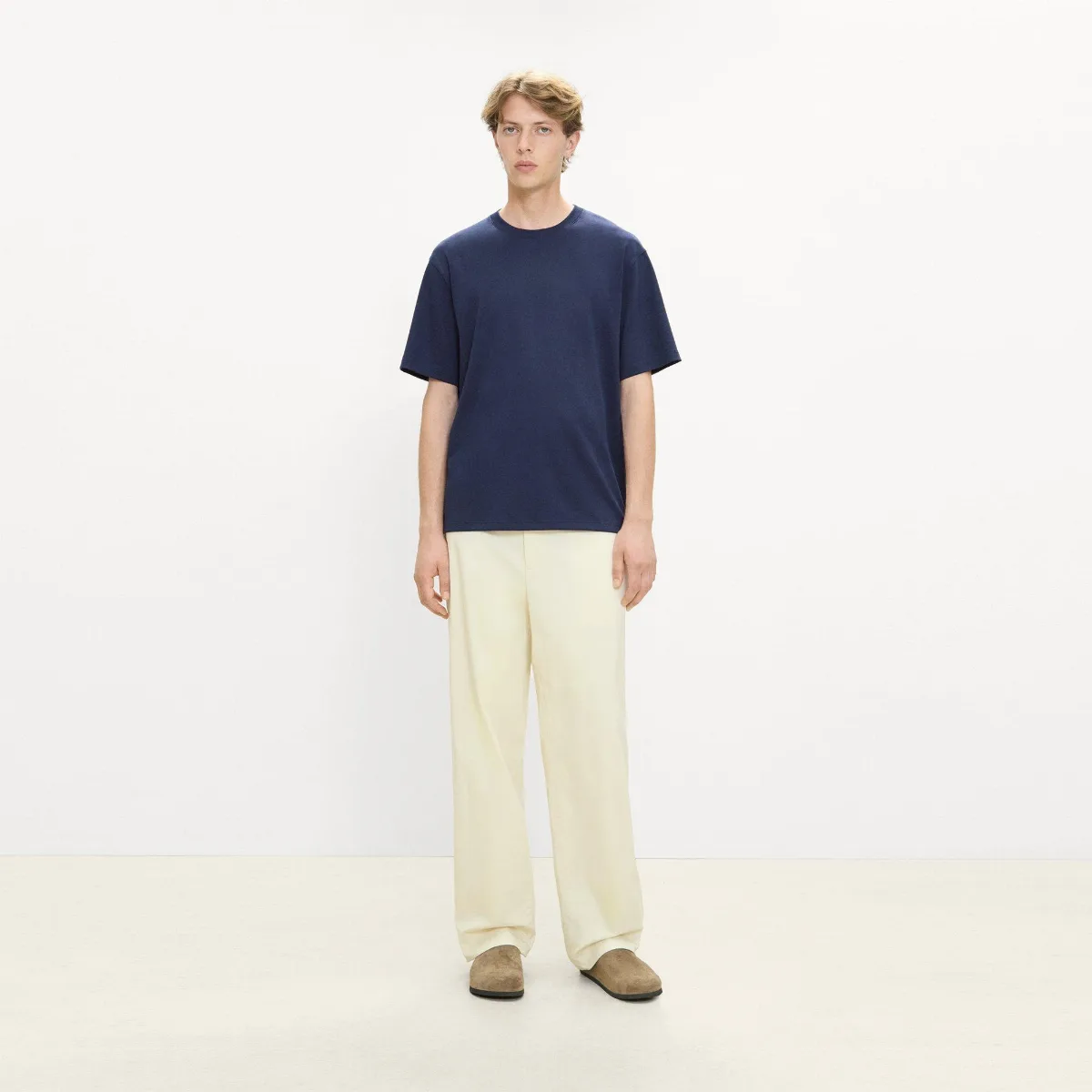 Relaxed Tee in Cotton Jersey by Theory
