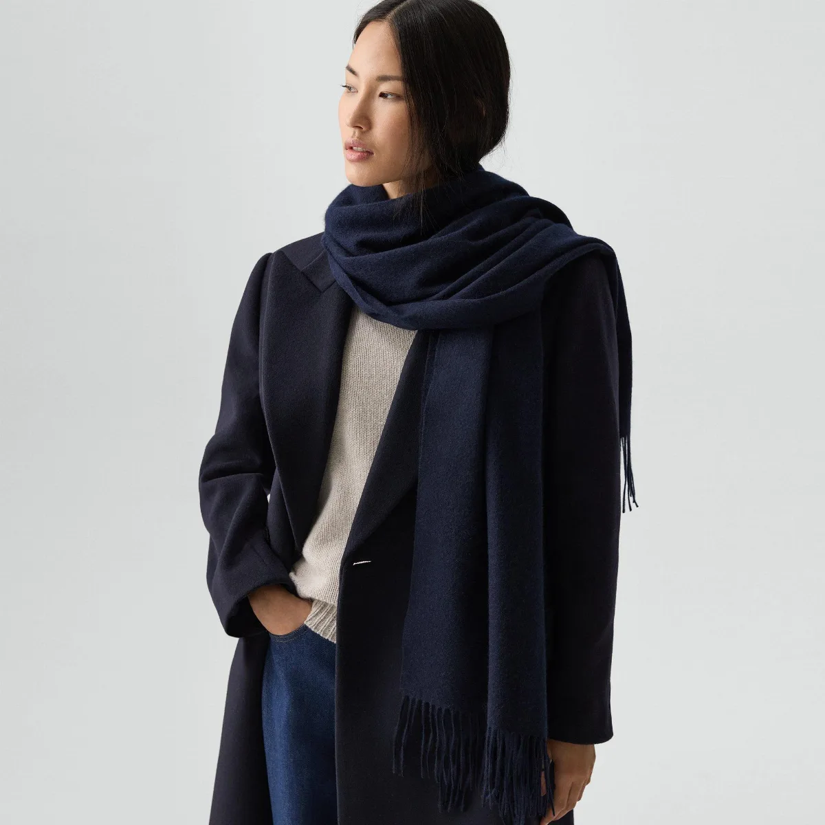 Classic Scarf in Cashmere by Theory