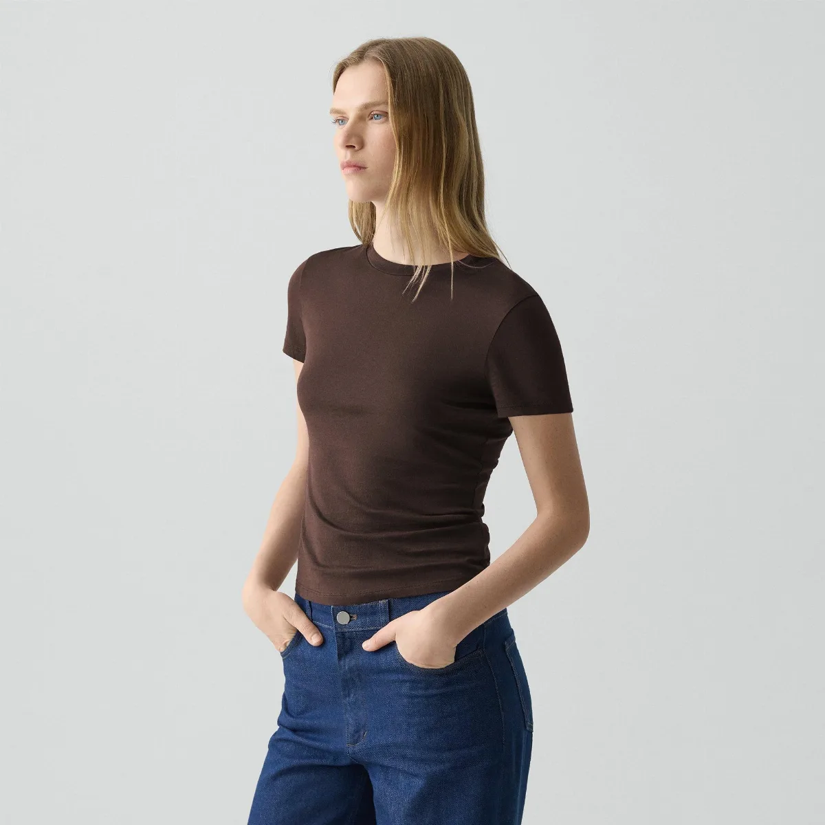 Tiny Tee in Organic Cotton by Theory