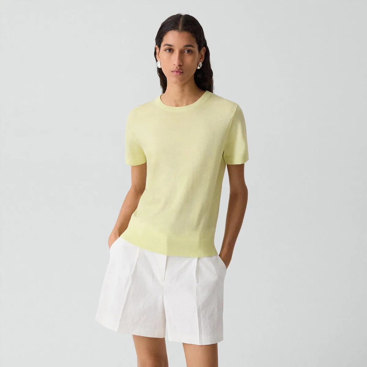 Sweater Tee in Regal Wool by Theory