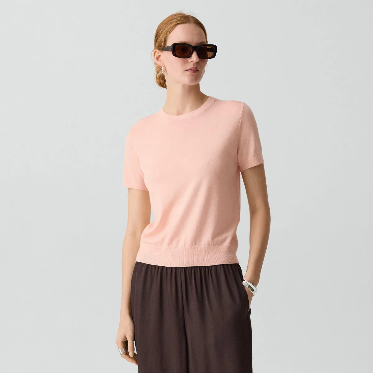 Sweater Tee in Regal Wool by Theory