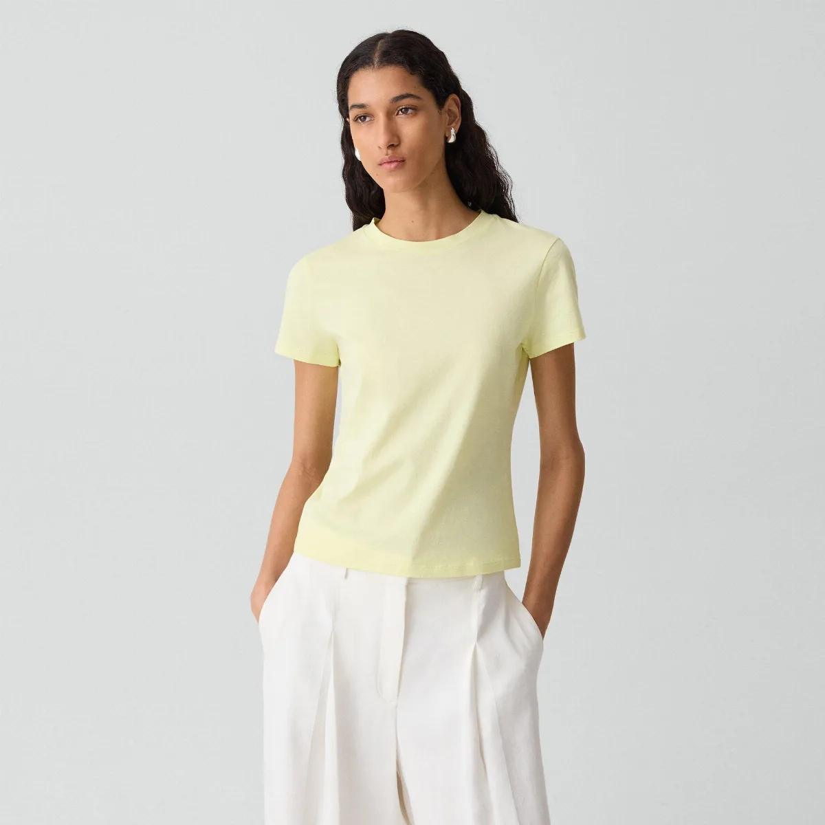Tiny Tee in Organic Cotton by Theory