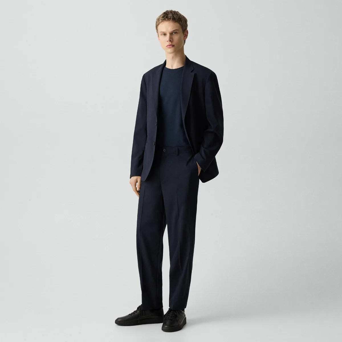 Curtis Drawstring Pant in Motion Wool