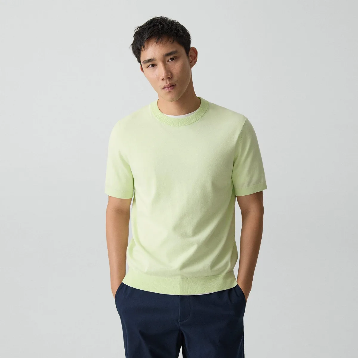 Soris Tee in Light Bilen by Theory