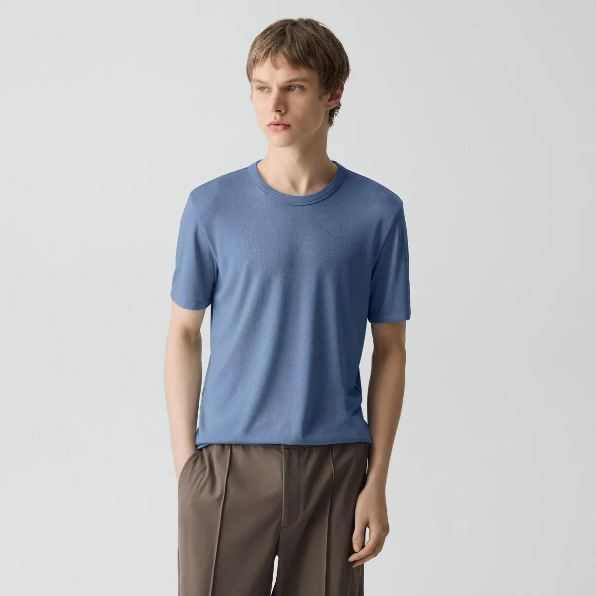 Essential Tee in Anemone Modal Jersey by Theory