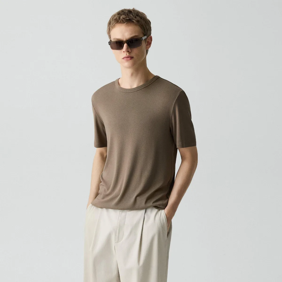 Essential Tee in Anemone Modal Jersey by Theory