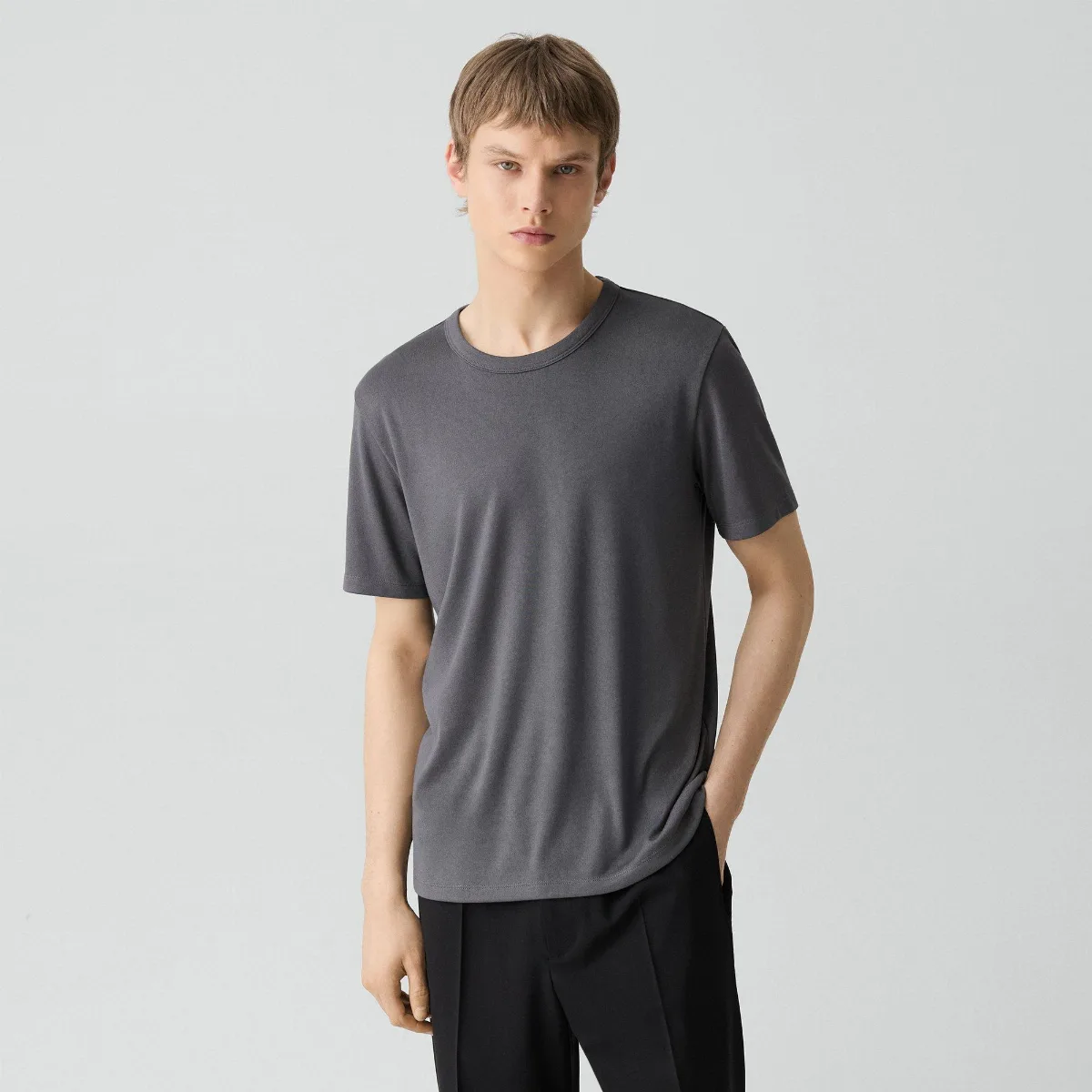 Essential Tee in Anemone Modal Jersey by Theory