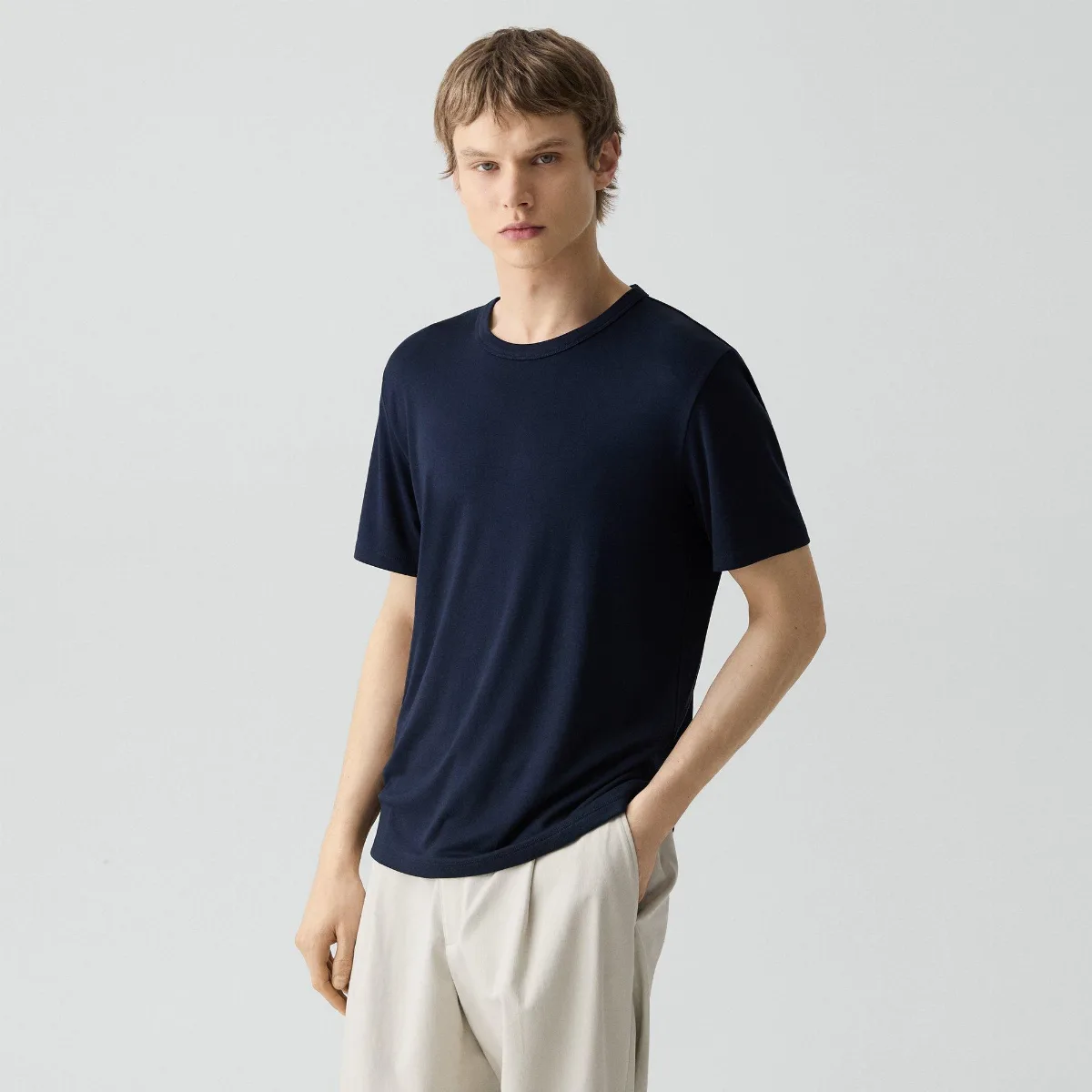 Essential Tee in Anemone Modal Jersey by Theory